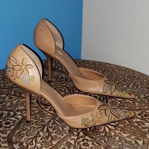 Michael Antonio Embroidered Pumps Stilettos